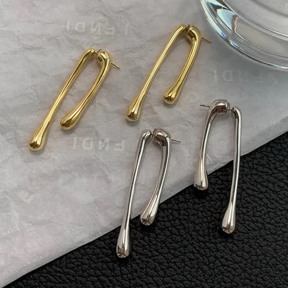 ⚜️𝟯𝟬%𝗢𝗙𝗙 𝗯𝘂𝗻𝗱𝗹𝗲𝘀 𝟯+⚜️ NEW Oozing Contemporary Jacket Earrings - Picture 7 of 15